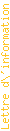 Lettre d'information
